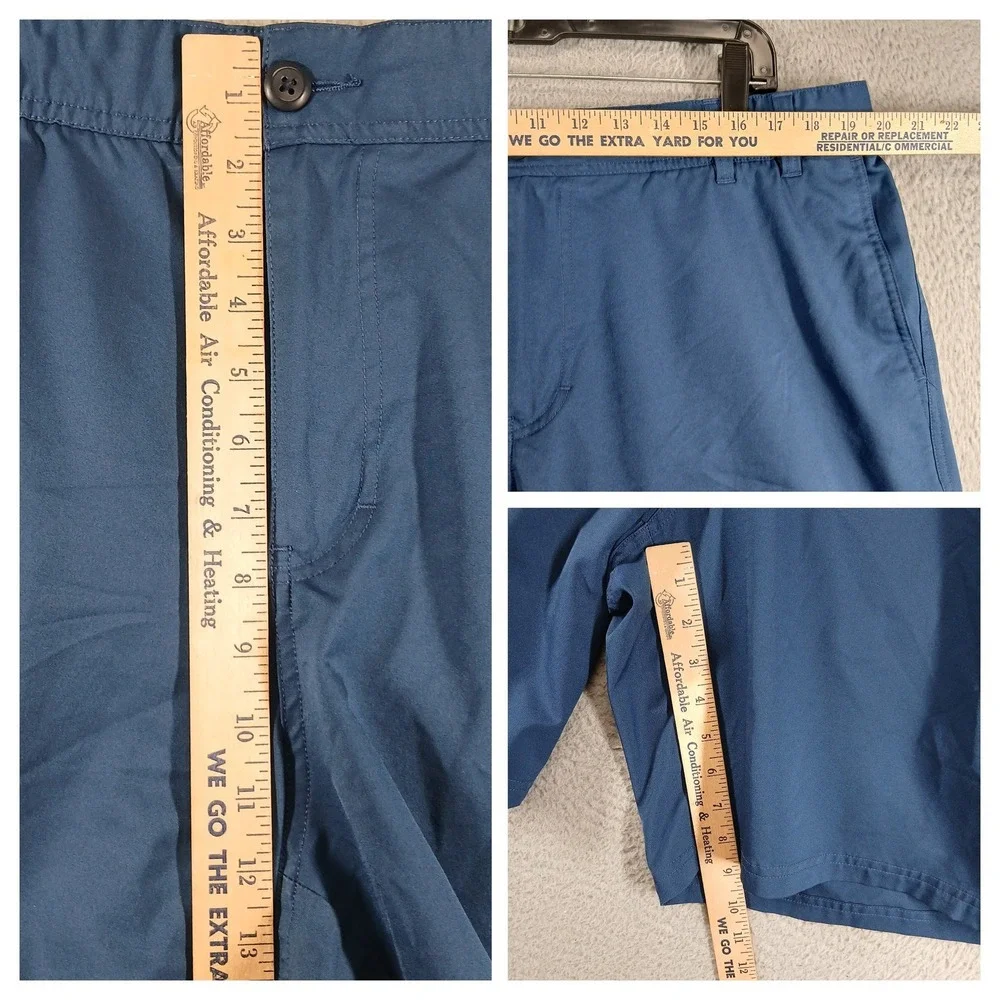 Columbia Freezer Coil Shorts Omni-Freeze‎ Blue Hybrid Hiking Golf Size 42